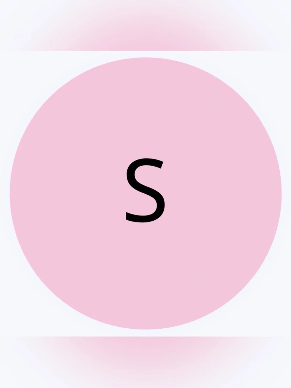 50 STICKERS - 2” ROUND - SIZE LABELS - SMALL ‘S’ - PINK
